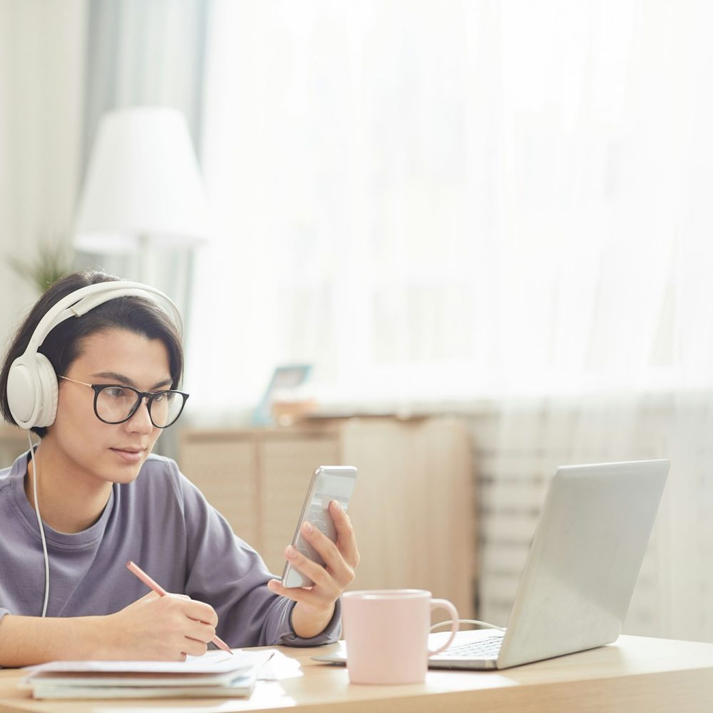 Taking online course